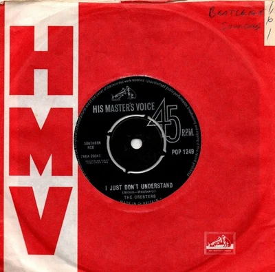 Cresters (The):I just don't understand/I want you:UK HMV:1964 - Image 1 of 2