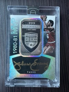 JULIUS ERVING 2014-15 EMINENCE 1980-81 MVP 0,999 OZ SILBERBARREN AUTO 06/10 76ERS - Bild 1 von 2