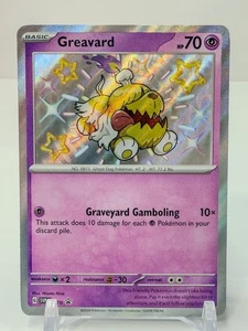 Pokemon TCG - Greavard 070 - Promo Stella Nera - Shiny Paldean Fates - 2024 SVP  - Foto 1 di 2