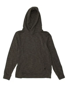 PRANA Womens Hoodie Jumper UK 14 Medium Grey Flecked RU05 - Picture 1 of 3