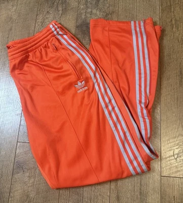 Adidas Firebird Rojo Brillante Clásico Hombre’s Pantalón de Pista Suelto Forrado de Vellón Talla XL Foto 1 de 4