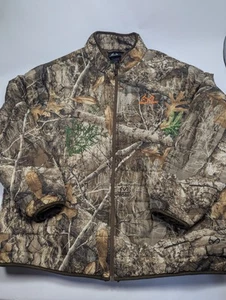 RealTree Men’s Size XL Insulated Jacket Fill Zip Realtree Edge - Picture 1 of 8