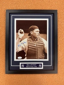 Bill Dickey Signed 8x10 Photo Jsa Auto Custom Framed NY Yankees - Picture 1 of 4