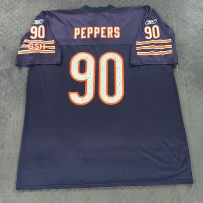 Camiseta de los Chicago Bears Julius Peppers Reebok azul manga corta para hombre 2XL XXL Foto 1 de 4