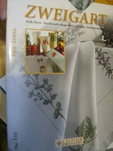 Zweigart Fein-Ariosa Cross Stitch Booklet #133 NEW Flowers Teddy Bears Vegetable - Picture 1 of 5