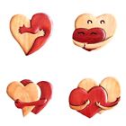 4Pcs Valentine's Day Heart Table Decor Tiered Tray Sign, Valentine's Day7246