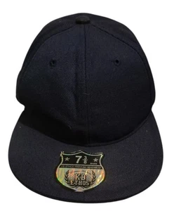 NWT KB Ethos Size 7 3/8 Blank Dark Navy Blue Ball Cap Hat - Picture 1 of 4