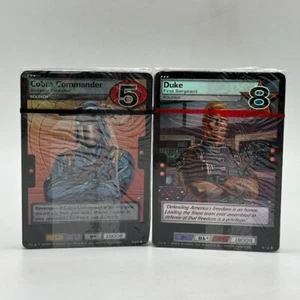 2x WOTC G.I. Joe TCG 2-Player Starter Game Decks Loose NM Factory Sealed! - Picture 1 of 1