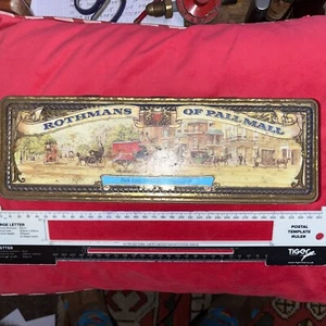 Vintage Large Rothmans Of Pall Mall Cigarette Tin - Picture 1 of 10