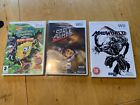 Nintendo Wii Sealed Space Chimp Mad World SpongeBob All New And Sealed X3