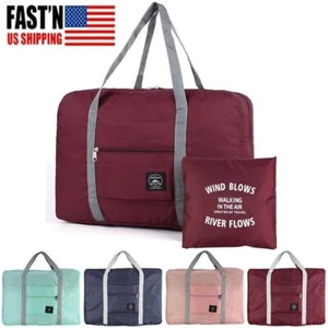 Portable Foldable Travel Storage Luggage Carry-on Big Hand Shoulder Duffle Bag - Picture 1 of 23