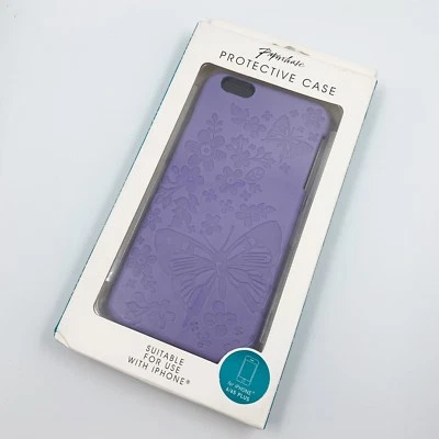 Funda protectora púrpura para iPhone 6/6S Plus + protector de pantalla Foto 1 de 4