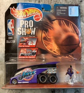 Hot Wheels Pro Show 1998 NBA Court Collection Utah Jazz Set - Foto 1 di 5
