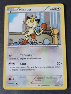 Carte Pokémon N°BW35 Miaouss - Promo Noir & Blanc - VF - Imagen 1 de 2