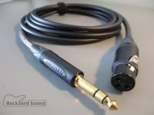 Mogami W2549 schwarz | Gold Neutrik Buchse XLR zu TRS ausgewogene Verbindung - Bild 1 von 3