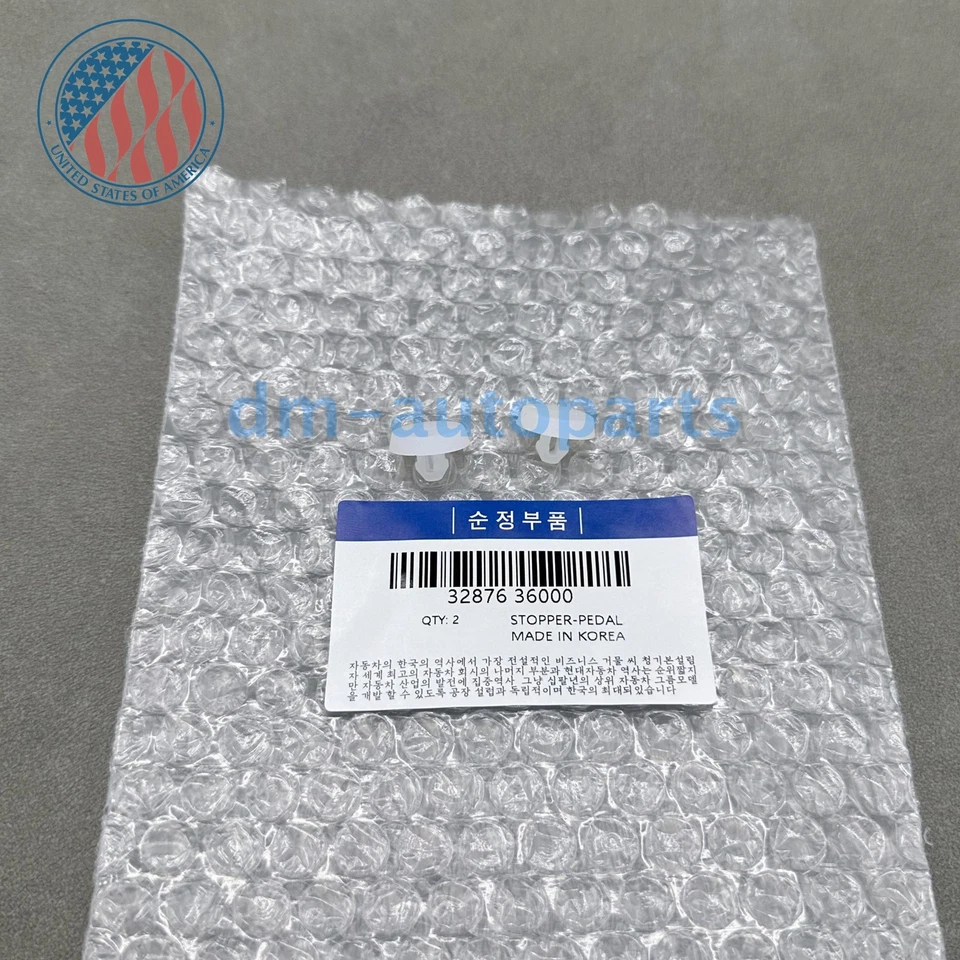 New 2X Brake Pedal Stopper For 3287636000 01-15 Kia Optima Sorento Sportage Soul Foto 1 de 4