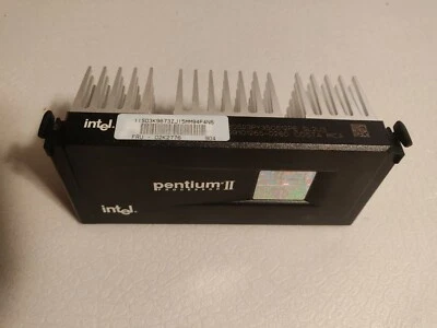 IBM 02K2776 350MHZ PENTIUM II CPU PROCESSOR INTEL 80523PY350512PE SL2U3 - Image 1 of 3
