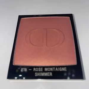 Rubor en polvo de larga duración color alta costura DIOR ROUGE 219 ROSA MONTAIGNE NUEVO T - Imagen 1 de 4