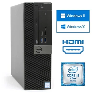 Dell OptiPlex 7040 Desktop SFF Core i5 32GB Ram 1TBSSD Wi-Fi Windows 11 Computer - Picture 1 of 8