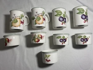 Vintage Porcelain Coffee Cups and Custard Bowls - Picture 1 of 6