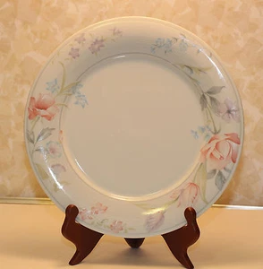 PLATO DE CENA DE FLORES FLORALES AMERICAN LIMOGES 10-3/4 - Imagen 1 de 5