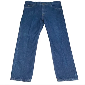 Jeans vintage Lee Denim blu Union made in USA da uomo taglia 42 X 30 lavati scuri - Foto 1 di 16