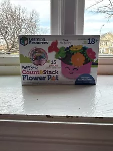 Learning Resources Count & Stack Flower Pot - Picture 1 of 1