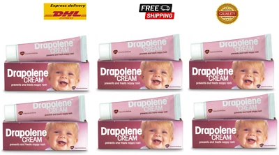 6 x Crema Drapolene Prevenir Y Tratar Erupción Pañal ENVÍO RÁPIDO GRATUITO Foto 1 de 3