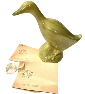 Vintage Rookwood Keramik Celadon grüne Ente Keramikfigur mit allen Papieren & Box! - Bild 1 von 9