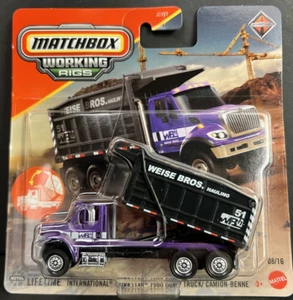 2025 Matchbox Working Rigs 8/16 INTERNATIONAL WORKSTAR 7500 DUMP TRUCK WEISE BRO - Picture 1 of 14