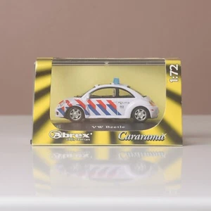 Cararama / Abrex, Small Volkswagen, VW, New Beetle, Police / Politie Car, 1/72 - Picture 1 of 22