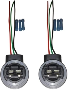 3157/4157 Pigtail Socket Bulbs Turn Signal Brake Light DRL Backup Reverse Light - Picture 1 of 12