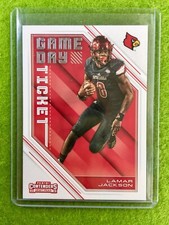 LAMAR JACKSON RC ROOKIE CARD JERSEY #8 LOUISVILLE  2018 Panini Contenders RAVENS