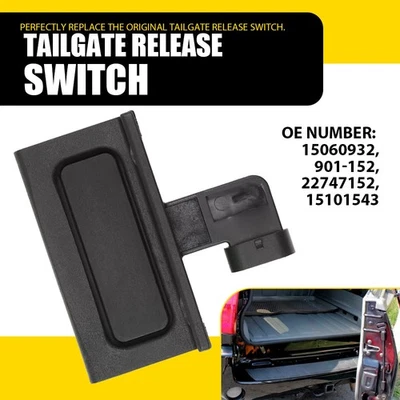 For 06-11 Chevy HHR /04-05 GMC Envoy XUV Tailgate Release Button Trunk Switch - Image 1 of 4
