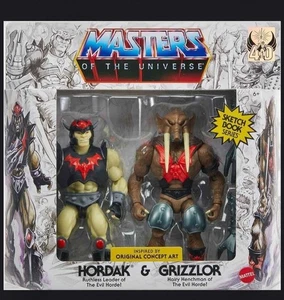 Masters of the Universe Origins Sketchbook Series Hordak & Grizzlor Figures NEW - Picture 1 of 4
