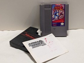 Mega Man 2 (Nintendo NES, 1989) Authentic Cart w/ Manual & Sleeve Tested/Works