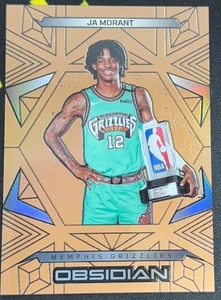 Ja Morant 2024-25 Panini Obsidian Electric Etch Bronze Flood 42/99 #192 - Picture 1 of 2
