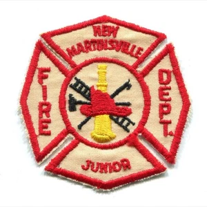 PATCH WEST VIRGINIA NEW MARTINSVILLE JUNIOR FIRE DEPARTMENT DEPT. RESCUE EMS OLD - Picture 1 of 1