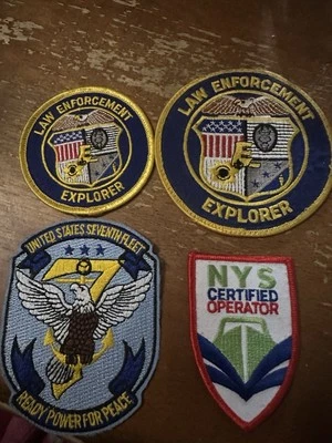 Lot of 4 Misc Embroidered Patches  - Image 1 of 2