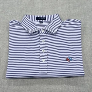 Peter Millar Crown Crafted Polo Shirt Mens Size L FREDERICA GOLF CLUB - Picture 1 of 8