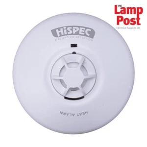 Hispec HSSA/HE Interconnectable Mains Heat Detector & 9v Battery Backup Included - Picture 1 of 1