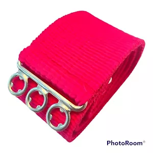 De Colección Malco Modos Adulto Elástico Cincha Elástica Cinturón Enclavamiento Metal Gancho Rosa S - Imagen 1 de 3