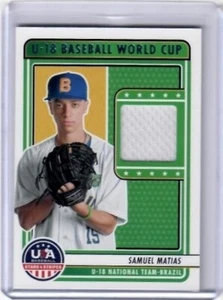 2023 Panini Stars & Stripes Samuel Matias 18U WM Trikotkarte - Bild 1 von 2