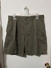 Euc Vintage Mens Polo Ralph Lauren Tarpoon Short Cargo Shorts Olive Green Sz 36