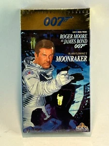 Moonraker VHS Sealed MGM Home Video (1988) Roger Moore 007 Spy James Bond - Picture 1 of 3
