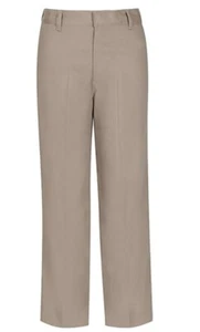 Classroom School Uniforms Boys Flat Front Pants, Button, Khaki, Size 16 - Picture 1 of 6