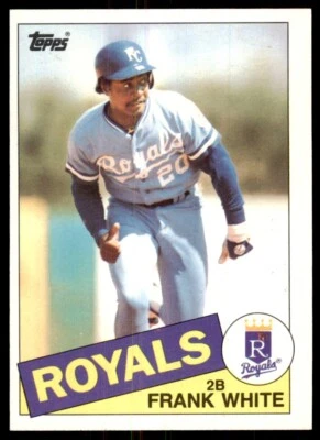 1985 Topps Frank White A Baseball Cards #743 - Image 1 of 2