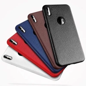 iPhone X/XS 10 Case TPU Soft Shell Full Protection Business Leather- US Seller - Zdjęcie 1 z 8