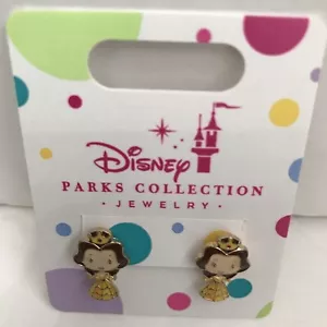 Disney Parks Collection Jewelry Beauty and the Beast Belle Earrings New with Tag - Picture 1 of 3