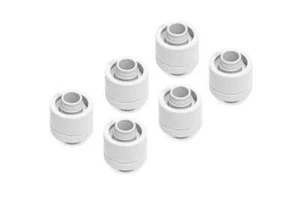 Alphacool Eiszapfen 16/10mm Anschraubtülle G1/4 - White / Weiß Sixpack - Bild 1 von 4
